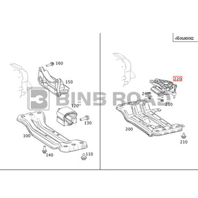 2212400518 Rear Transmission Mount