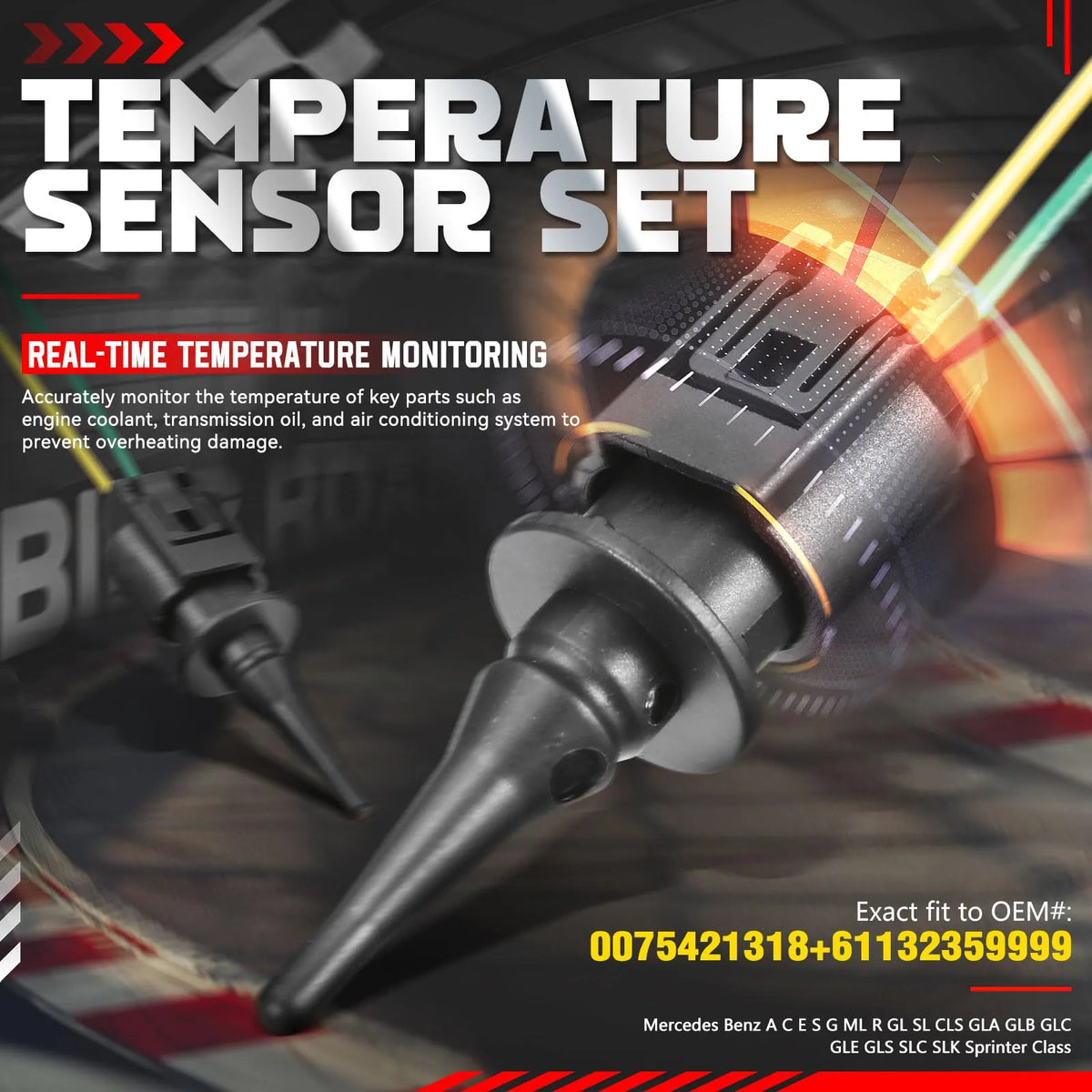 0075421318 Outside Air Ambient Various Temperature Sensor Kit