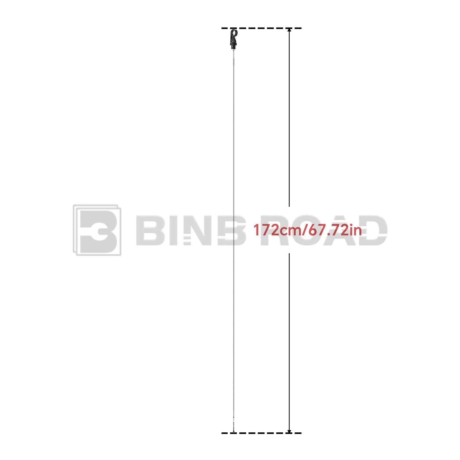 BINB ROAD Engine Oil Level Dipstick Compatible with Express Savana 4.8L 5.3L 6.0L 2003-2014 (Replaces 15907350)