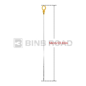 BINB ROAD Engine Oil Level Dipstick Compatible with GM Buick Chevy Pontiac Oldsmobile 3.8L 1996-2009 (Replaces 12574823)