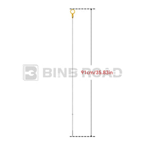 BINB ROAD Engine Oil Level Dipstick Compatible with GM Chevrolet Silverado GMC Sierra 2500HD 3500HD 6.6L Diesel 2001-2006 (Replaces 97287502)