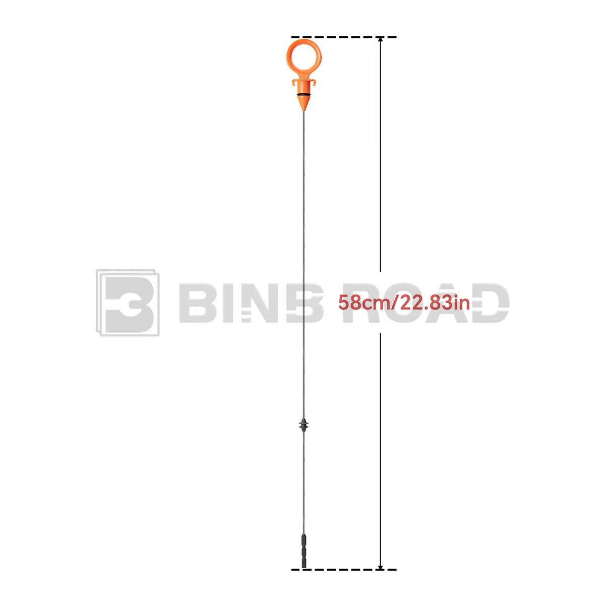 BINB ROAD Engine Oil Level Dipstick Compatible with VW Jetta Passat Golf Beetle Rabbit 2.5L L5 2005-2018 (Replaces 07K115611M)