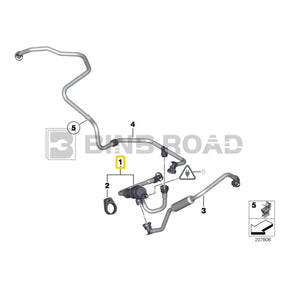 13907636156 Fuel Tank Ventilation Valve With Pipe