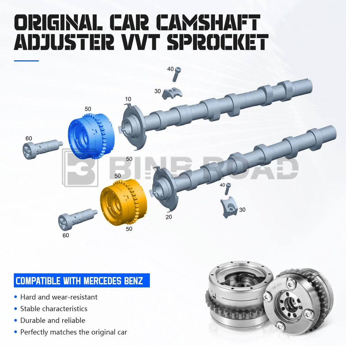 US 2760503600+2760503700+2760503800+2760503900 Camshaft Adjuster VVT Sprockets