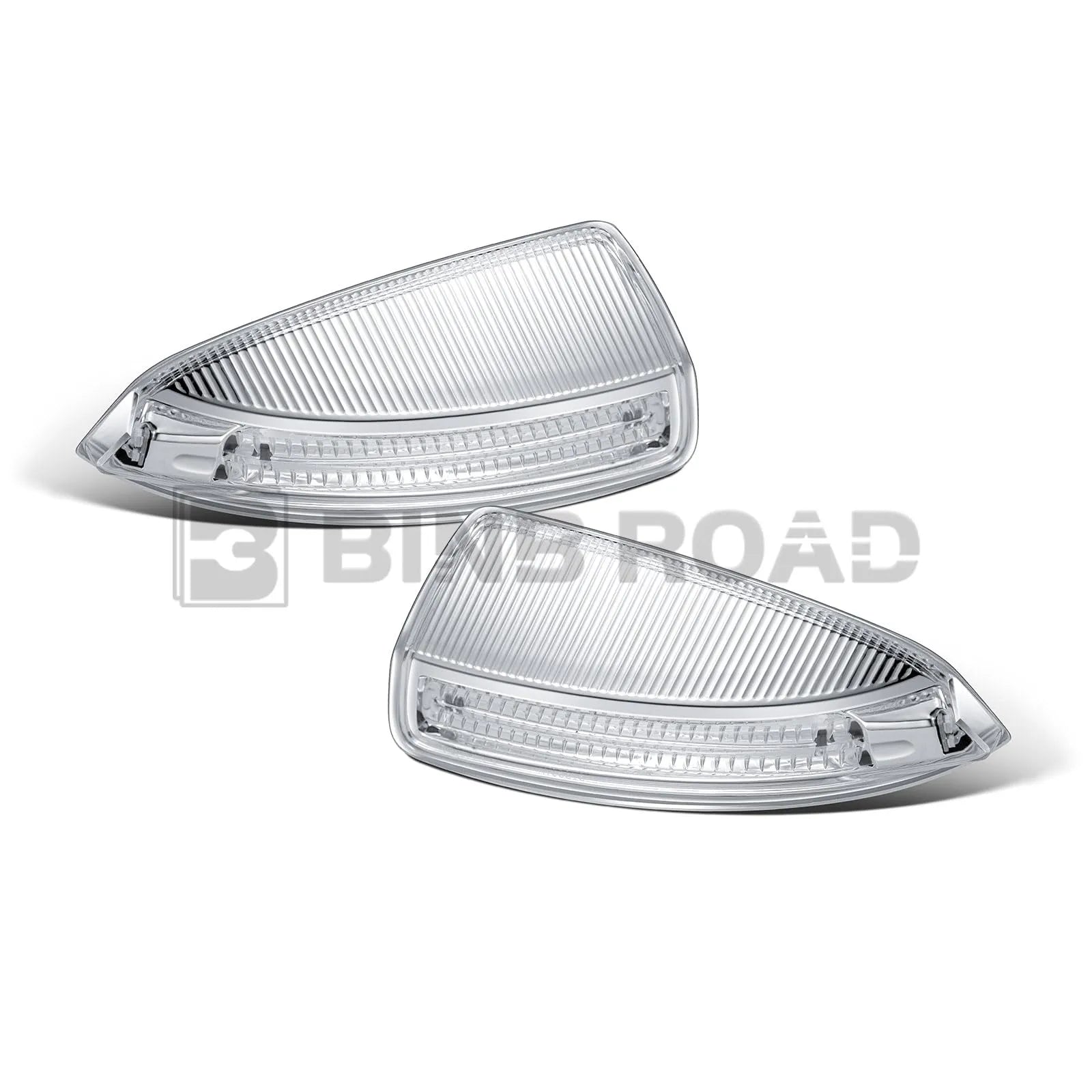 US 2048200821 + 2048200721 2Pcs Turn Signal LED Door Wing Side Mirror Light