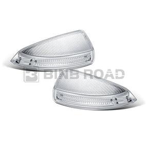 US 2048200821 + 2048200721 2Pcs Turn Signal LED Door Wing Side Mirror Light