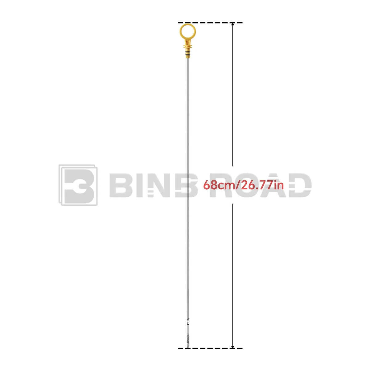 BINB ROAD Engine Oil Level Dipstick Compatible with Colorado Canyon H3 2.9L 3.7L 2008-2012 (Replaces 12603506)