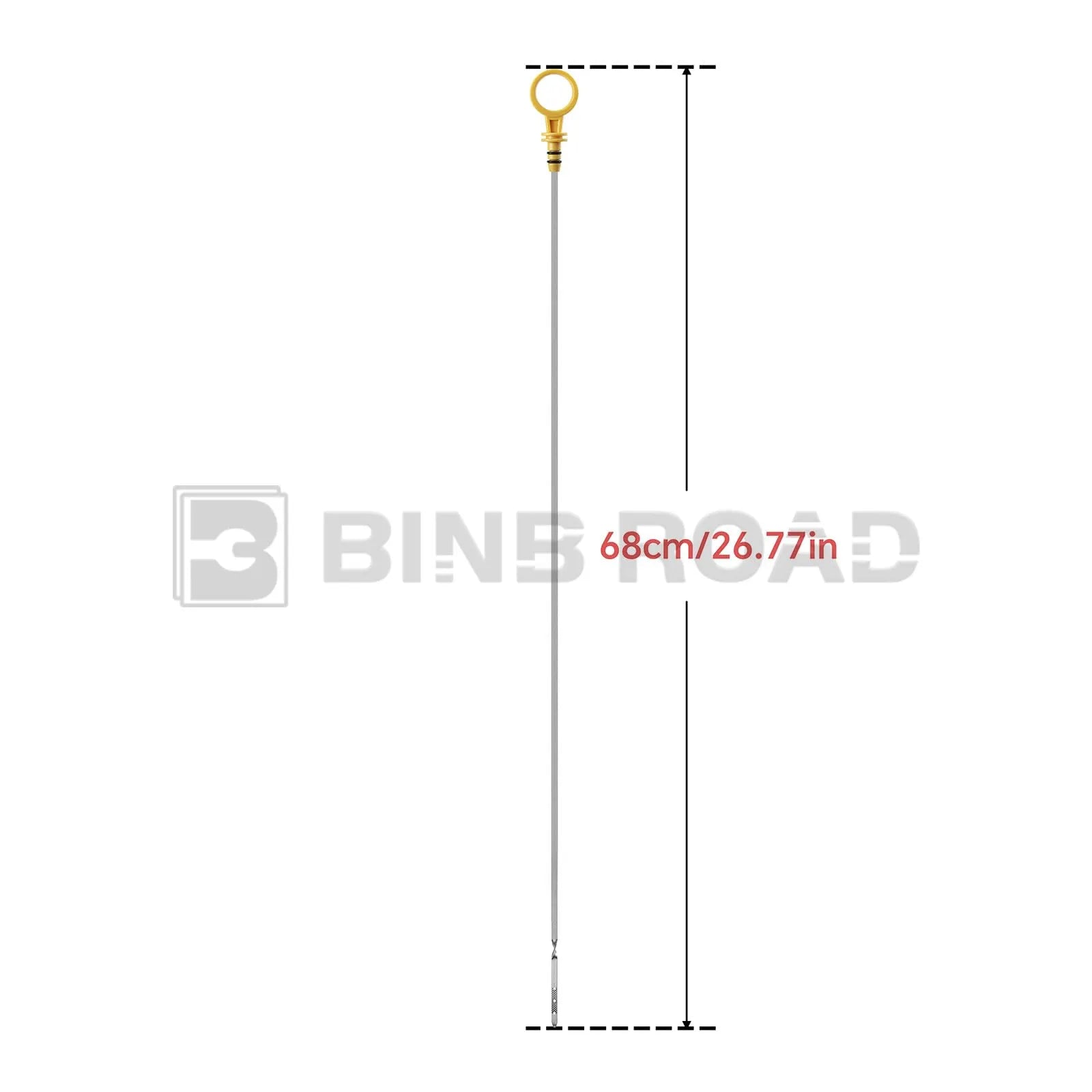 BINB ROAD Engine Oil Level Dipstick Compatible with Colorado Canyon H3 2.9L 3.7L 2008-2012 (Replaces 12603506)
