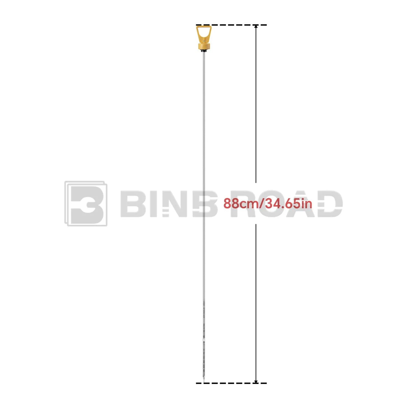 BINB ROAD Engine Oil Level Dipstick Compatible with Ford Focus 2008-2011 Transit Connect 2010-2013 (Replaces 8S4Z-7A020-A 8S4Z7A020A)