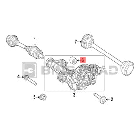 1663330814 Bushing Differential Mount