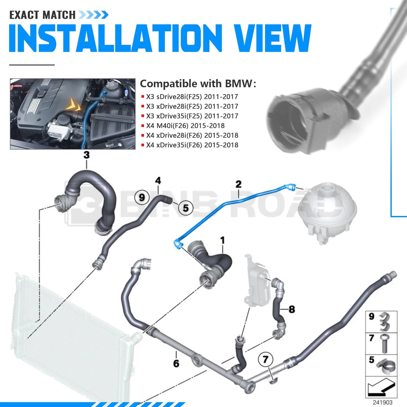 17128651298 Tank Vent Hose