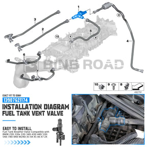 13907643106 Fuel Tank Breather Valve