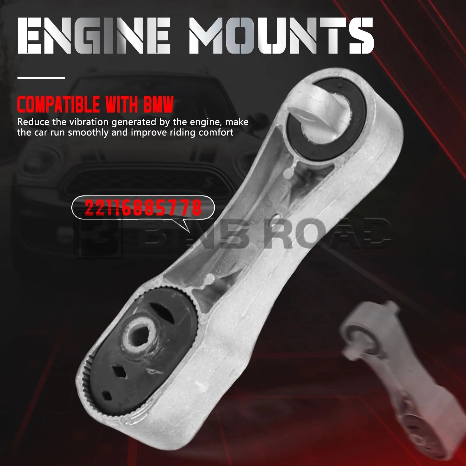 22116885778 + 22116885934 + 22316853449 Engine Mount Kit