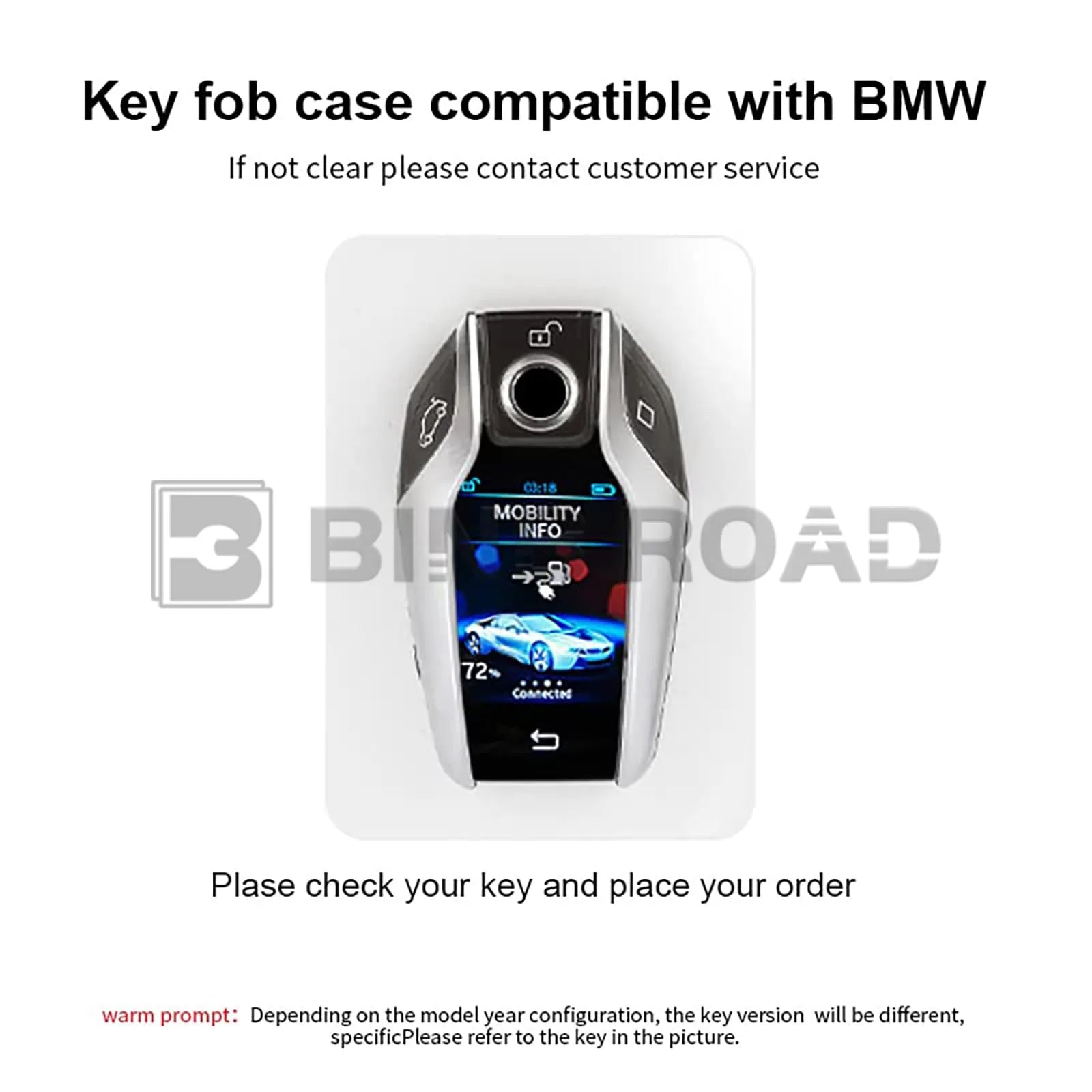 Key Fob Cover Case Compatible with BMW