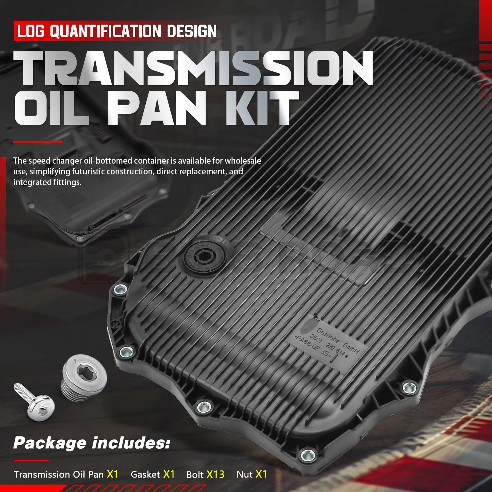 24118612901 24117624192 Transmission Oil Pan with Gasket Kit
