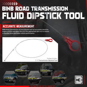 BINB ROAD Transmission Fluid Dipstick Tool Compatible with Chrysler Dodge Jeep VW NAG1 42RLE 62TE Automatic Transmission Oil Level Measuring Tool (Replaces 9336 9336A 8863B)