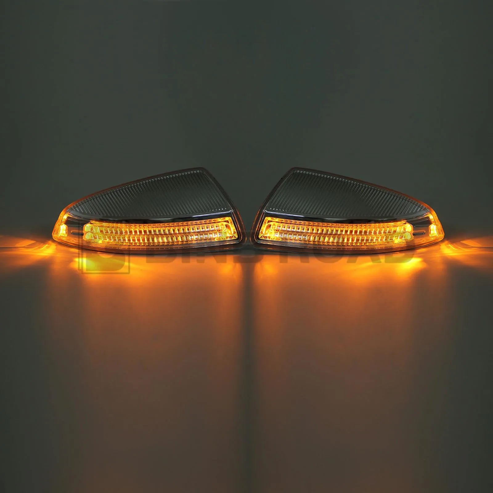 US 2048200821 + 2048200721 2Pcs Turn Signal LED Door Wing Side Mirror Light