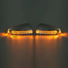 US 2048200821 + 2048200721 2Pcs Turn Signal LED Door Wing Side Mirror Light
