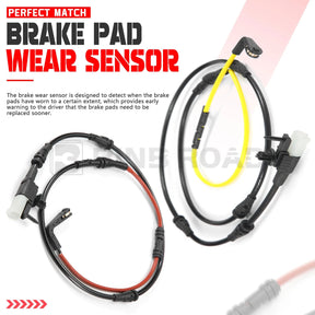 LR045959 + LR033295 Front and Rear Brake Pad Wear Sensor