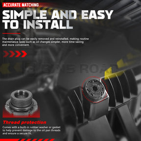 11137605018 1 Set Engine Oil Pan Drain Plug with Install Tool