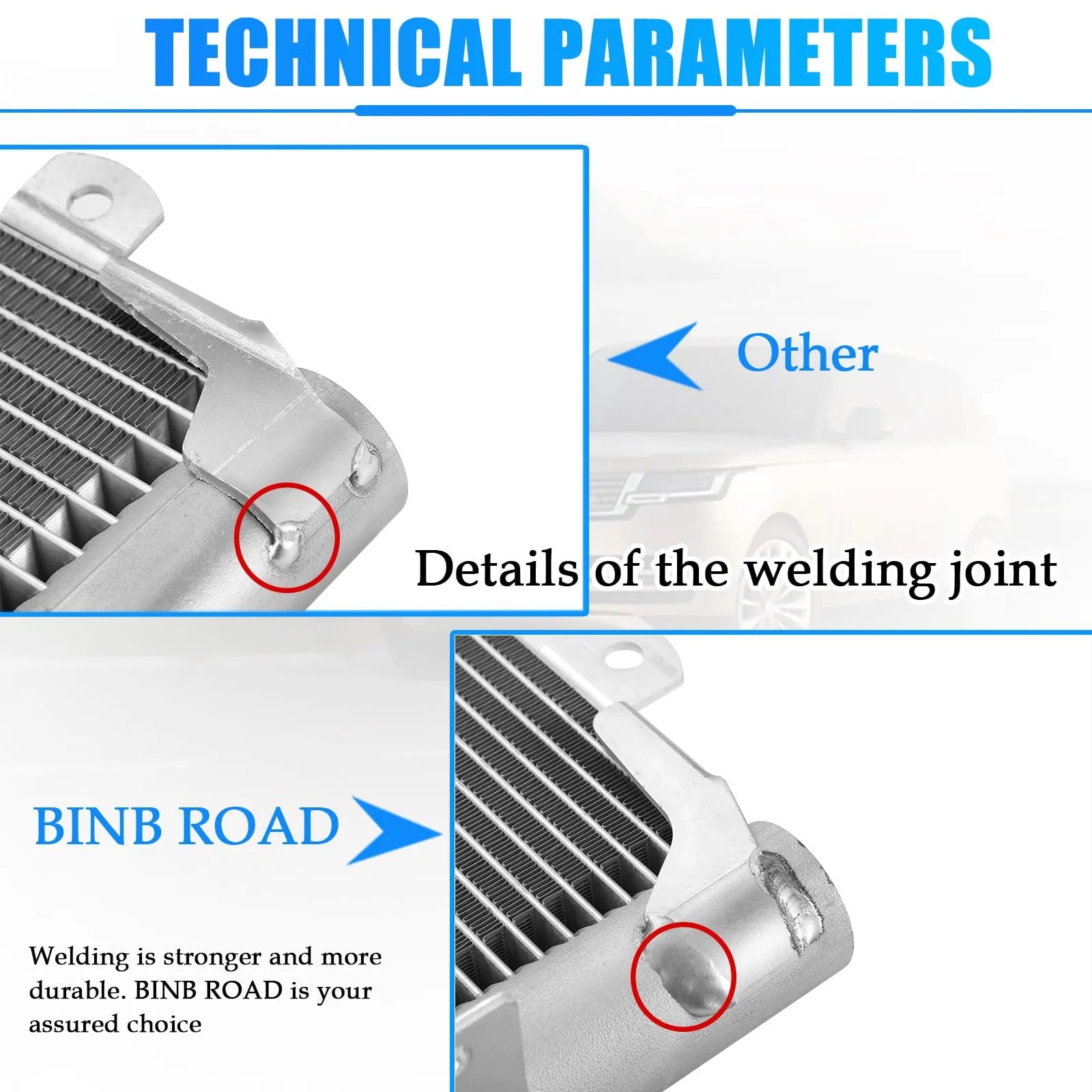 LR092120 Front Right Auxiliary Radiator