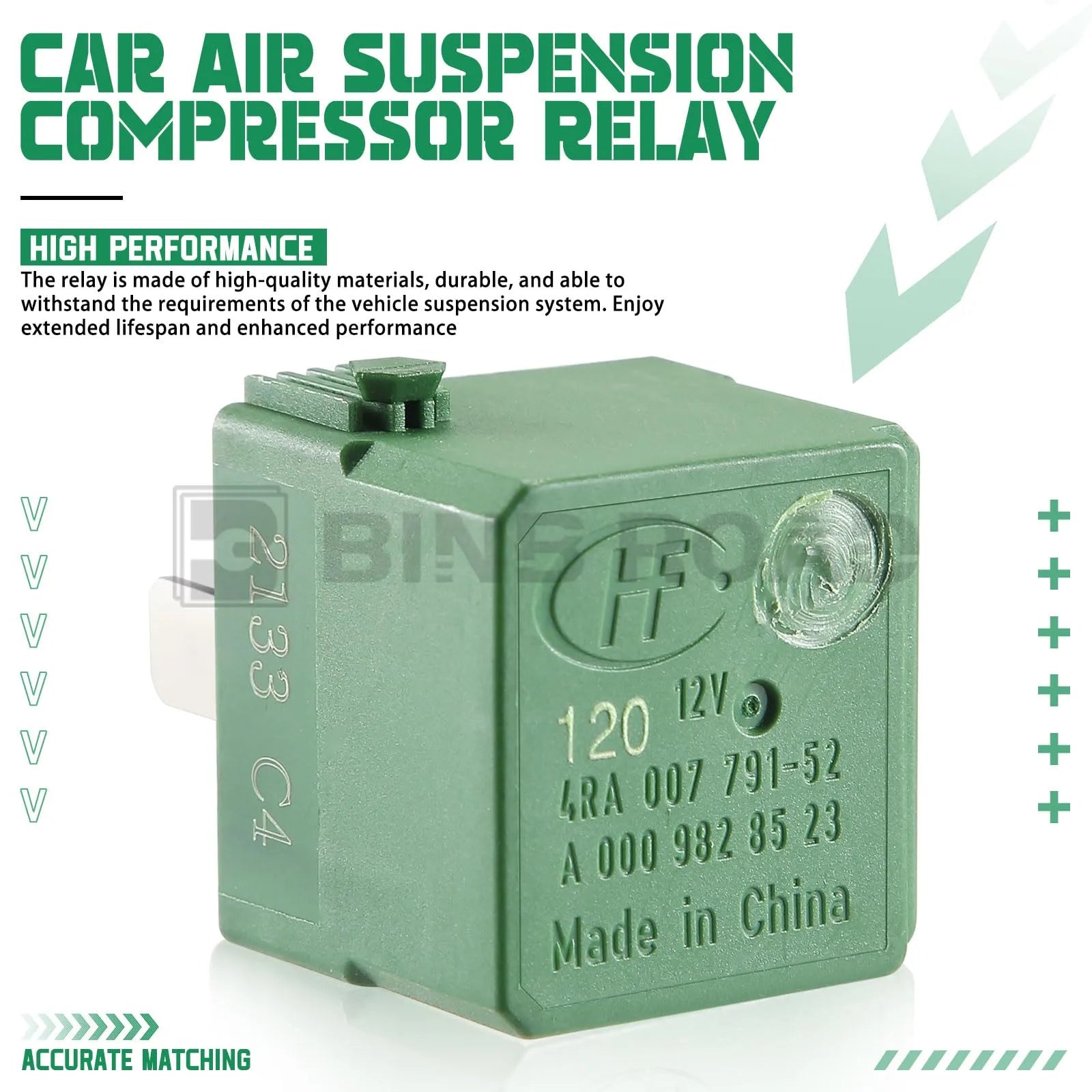 0025422319 Suspension Air Compressor Relay 5-Prong