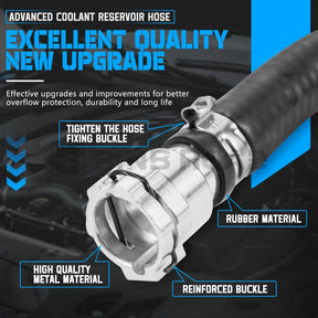 17128602599 Coolant Reservoir Hose Replacement for BMW 530i 540i 740i G30 G12