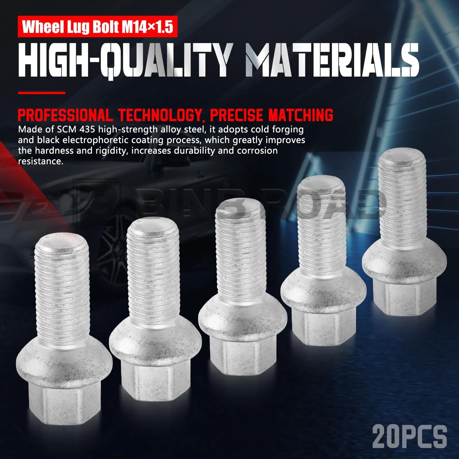 M14 x 1.5 Wheel Lug Bolts Nuts 0009904907