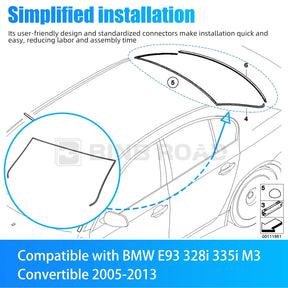 51317150646 Front Upper Windshield Moulding Seal