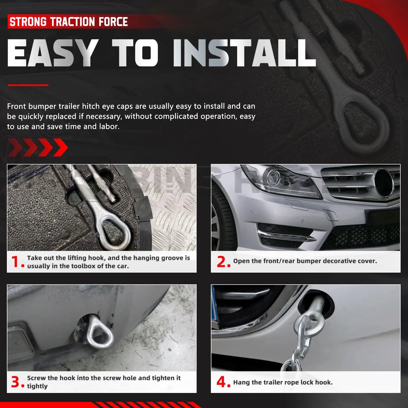 US 2206280135 Tow Hook Tow Eye