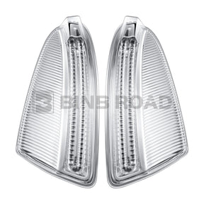 US 2048200821 + 2048200721 2Pcs Turn Signal LED Door Wing Side Mirror Light