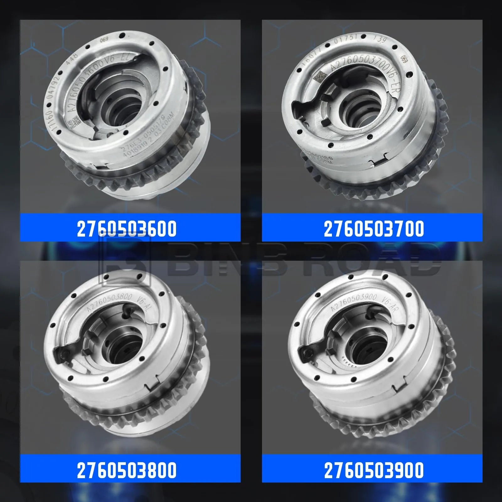 2760503600+2760503700+2760503800+2760503900 Camshaft Adjuster VVT Sprockets
