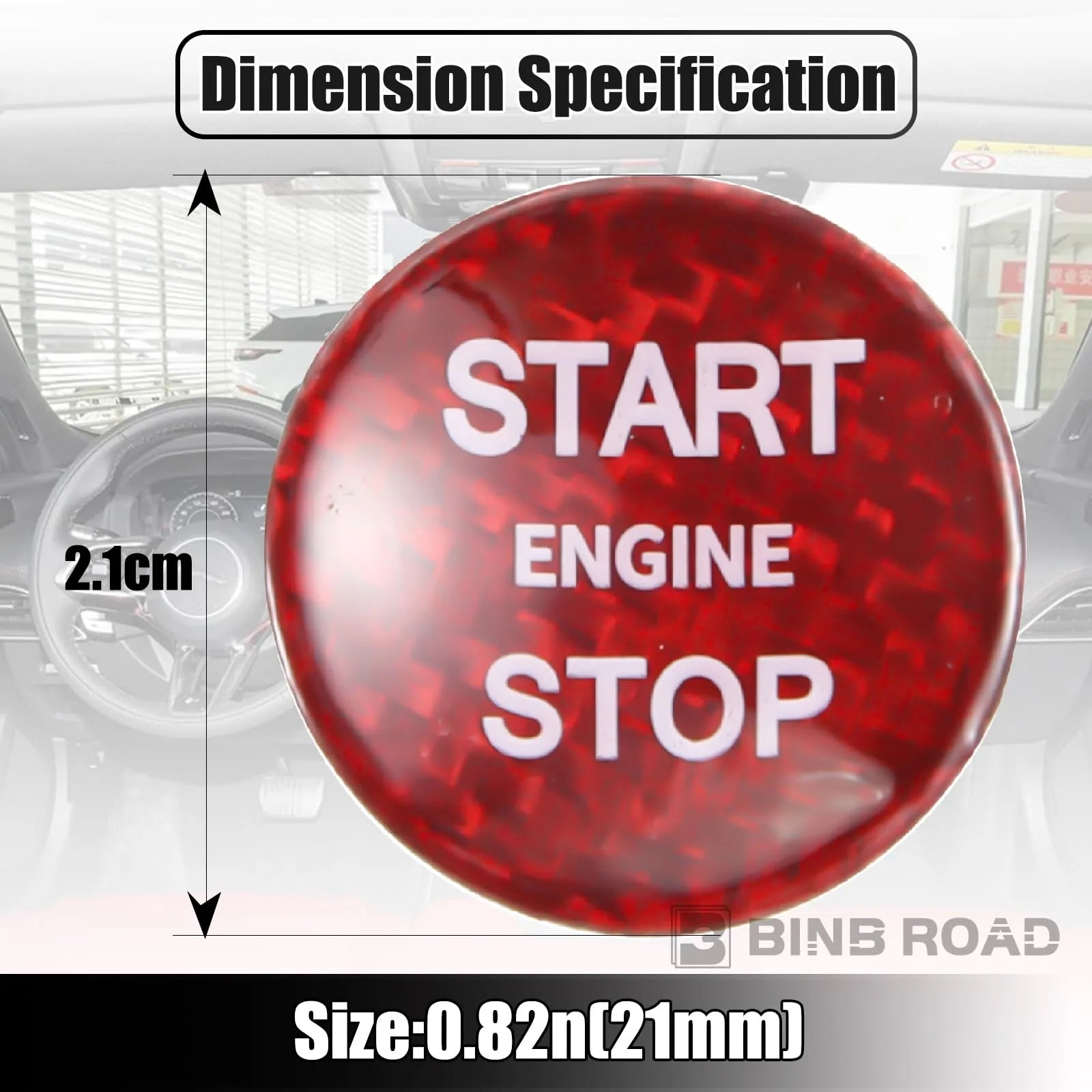 US-Motor Start Stop Push Kompatibel mit Land Rover Jaguar