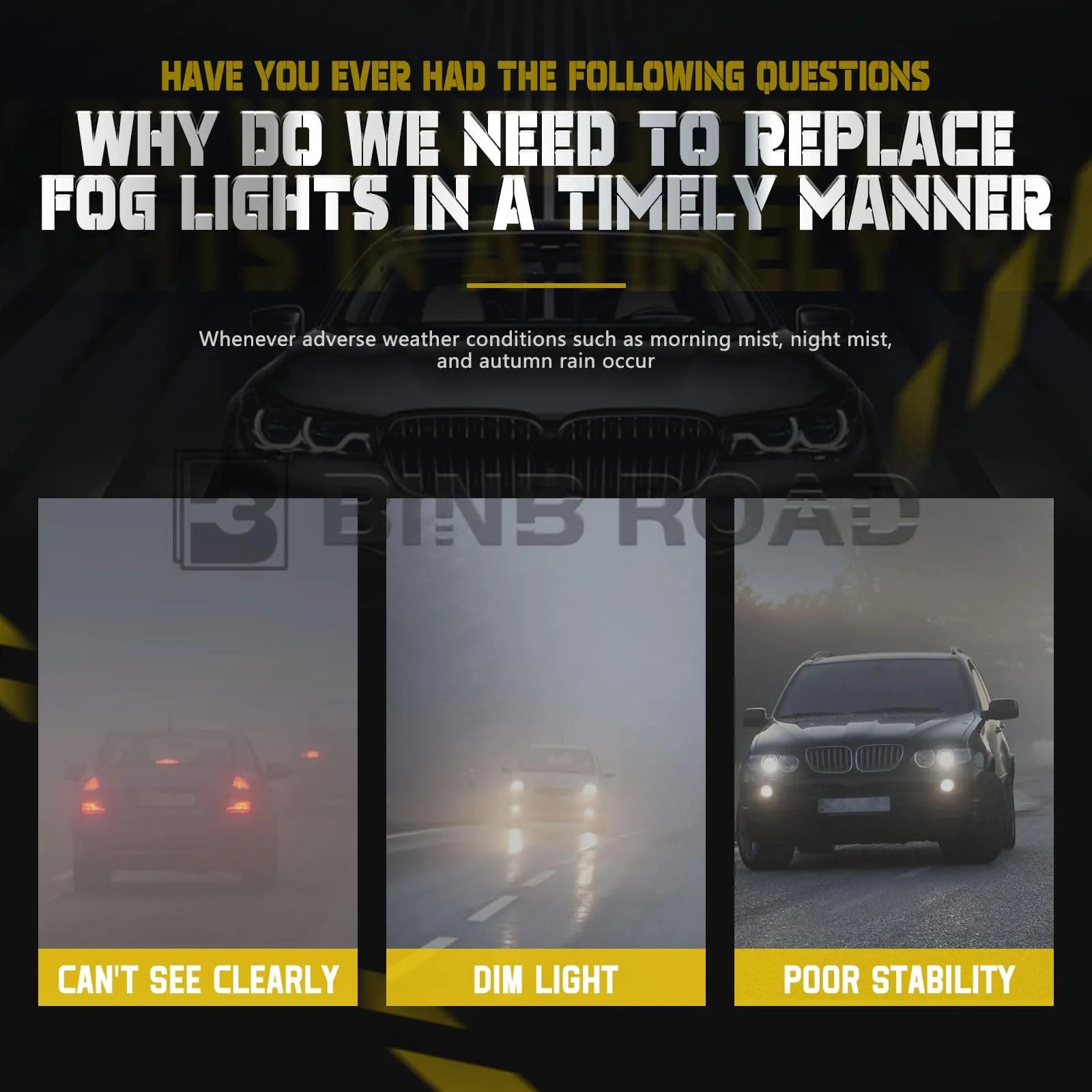 US 63177311293 63177311294 LED Fog Light Lamp