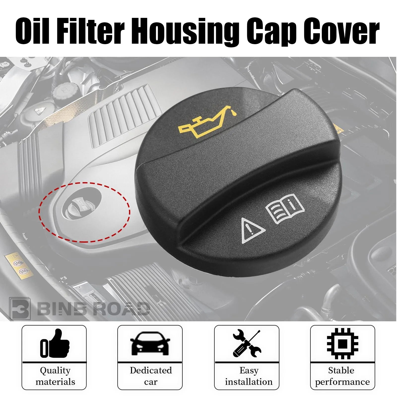 US 0000100301 0000101685 0000180702 Engine Oil Filler Cap