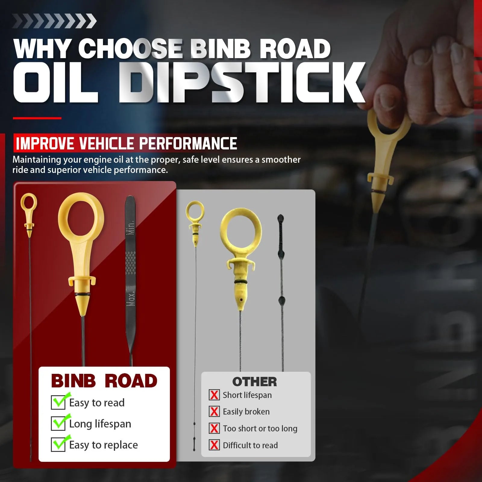 US 06H115611E 06J115611F Engine Oil Fluid Dipstick
