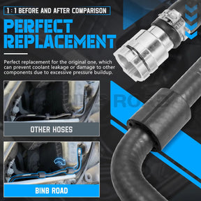 17128602599 Coolant Reservoir Hose Replacement for BMW 530i 540i 740i G30 G12