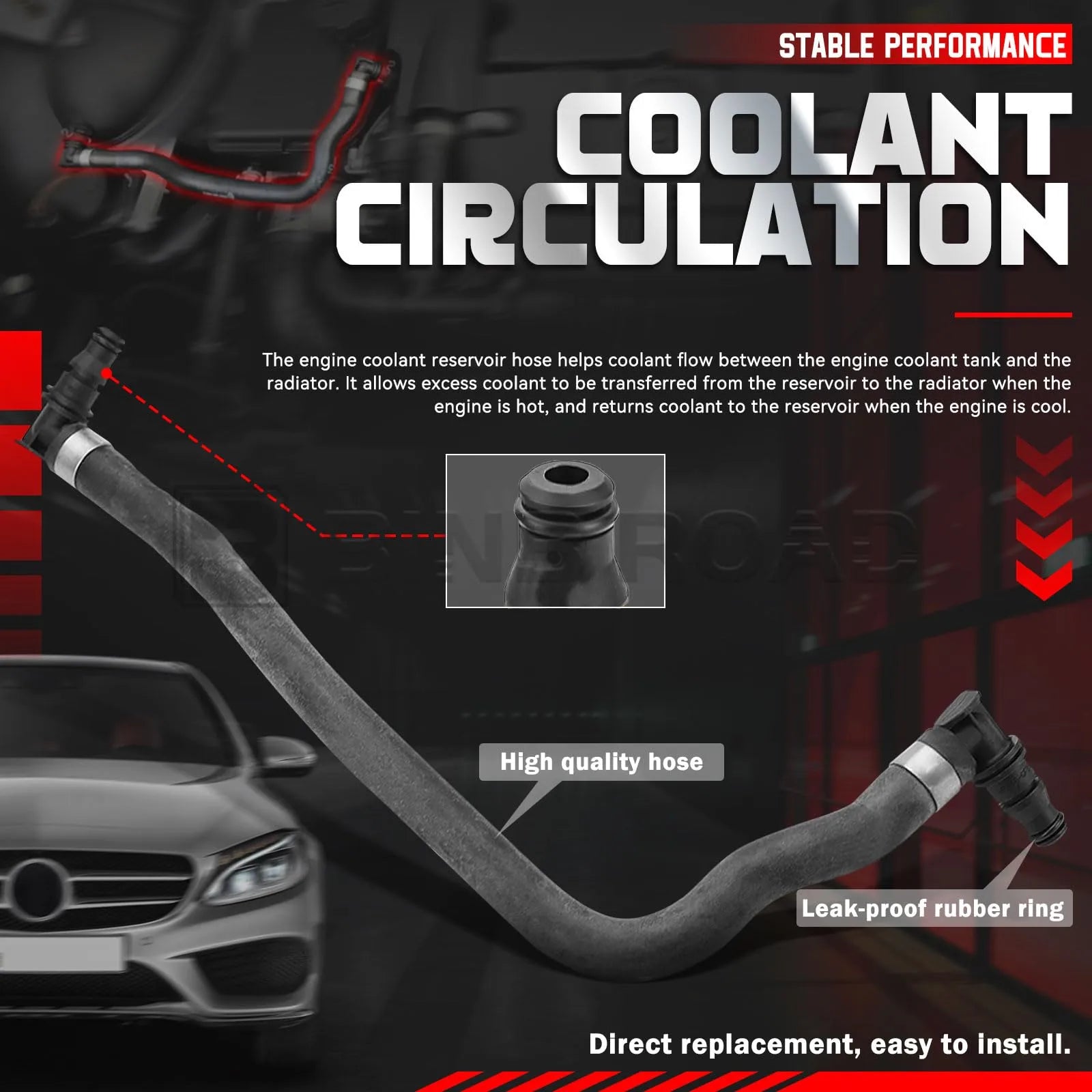 2045010925 Radiator Coolant Hose