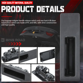 US 51247368752 Trunk Lid Lock Release Push Button Handle