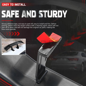 Car Mini Spoiler Wing, Mini Spoiler for Car Funny,Carbon Fiber A
