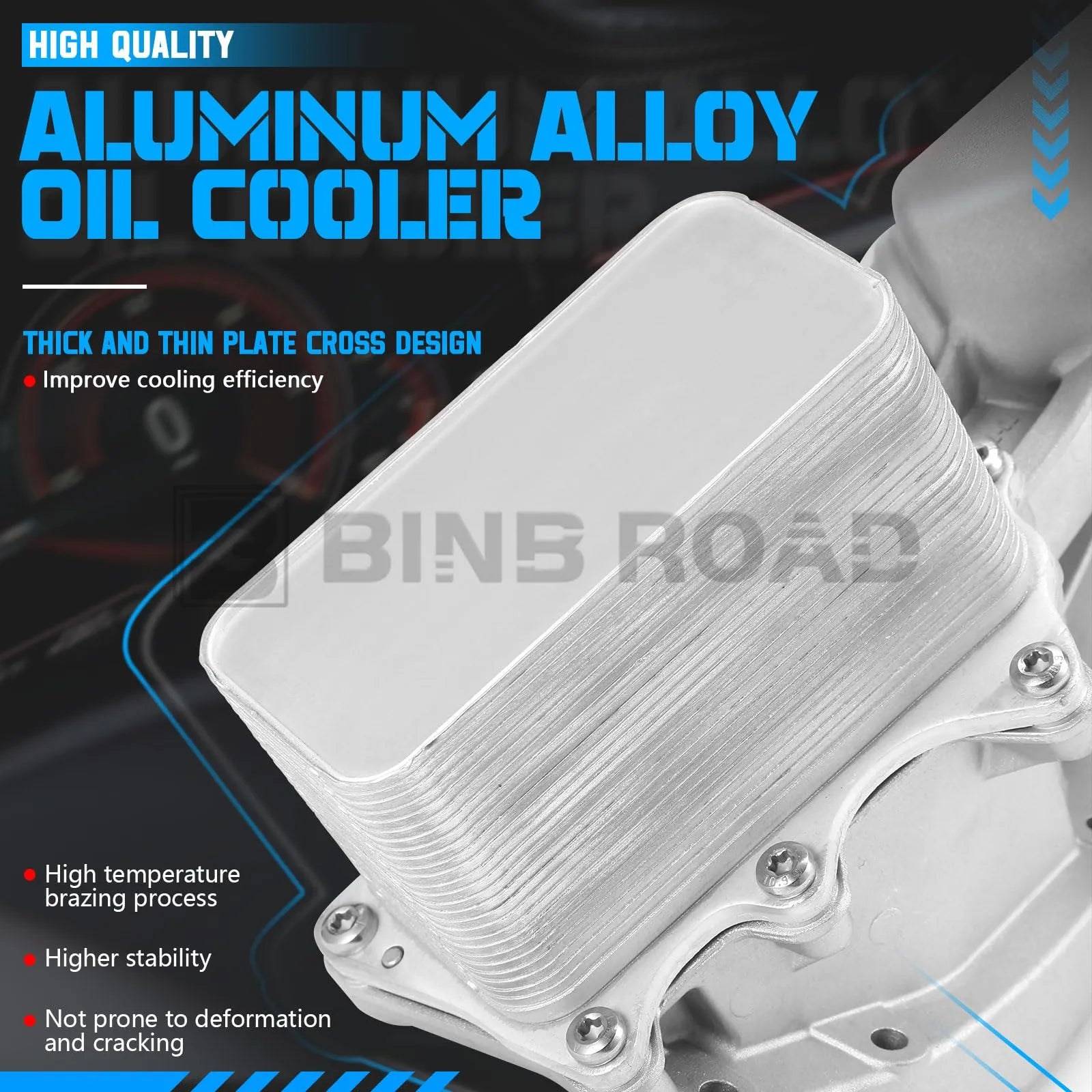 11428583895 Aluminium Engine Oil Cooler Filter Housing
