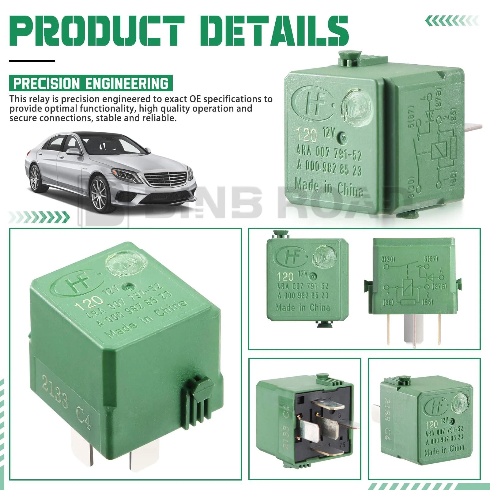 US 0025422319 Suspension Air Compressor Relay 5-Prong