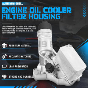 11428583895 Aluminium Engine Oil Cooler Filter Housing