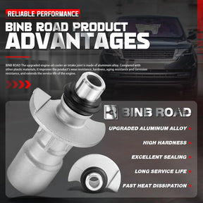 LR028136 Aluminum Water Pump Oil Cooler Tube Adaptor Kit