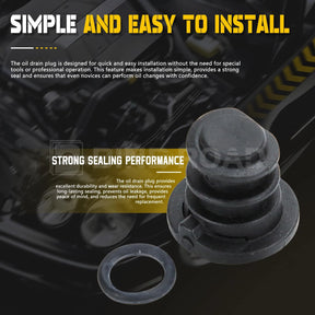 1 Set Car Engine Oil Drain Plug with Install Tool  06L103801