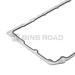 BINB ROAD Engine Oil Pan with Gasket Compatible with BMW E81 E82 E84 E85 E87 E88 E46 E90 E91 (Replaces 11137568566 + 11137511224)