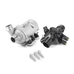 11537586783 + 11518635092 Electric Engine Water Pump & Thermostat with Bolt