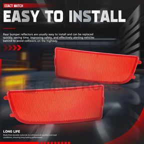 9068260040 + 9068260140 Rear Bumper Reflector