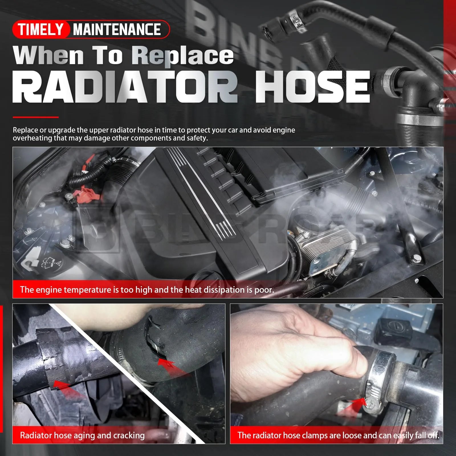 17127580957 Radiator Coolant Water Hose