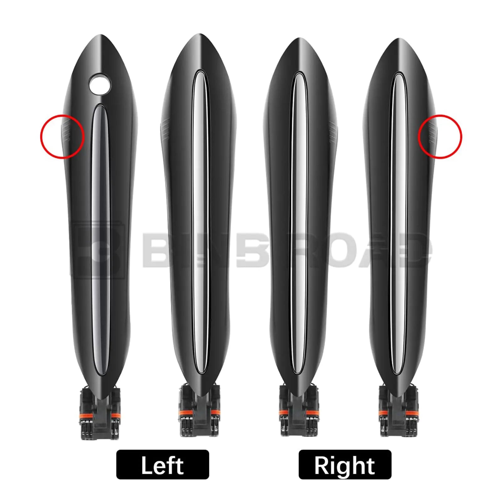 51217231931 / 51217231933 / 51217231934 Exterior Door Handle,Black